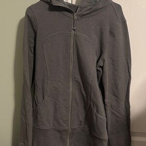Lululemon Charcoal Zip-Up Hoodie